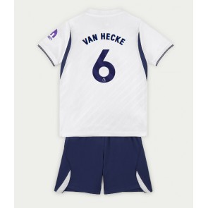 Tottenham Hotspur Jan Paul van Hecke #6 Domaci Dres za Dječji 2026-27 Kratak Rukavima (+ kratke hlače)